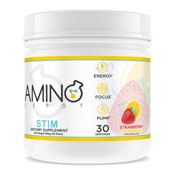 Strawberry Lemonade | Pre-Workout | Stim | Amino Depot